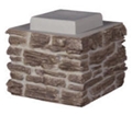 21 inch Faux Stone - Stack Section